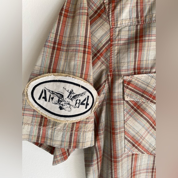 AMERICAN RAG BOTTOM’S UP SHORT SLEEVE PLAID BUTTON UP SHIRT. SZ XL - Picture 6 of 11